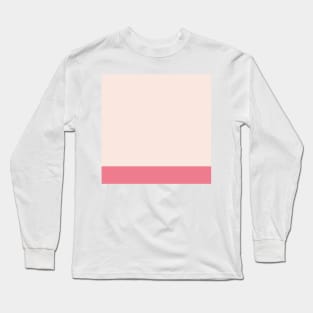 An incredible layout of Pale Chestnut, Light Blue Grey, Misty Rose and Carnation stripes. Long Sleeve T-Shirt